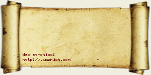 Ivanka Paić vizit kartica